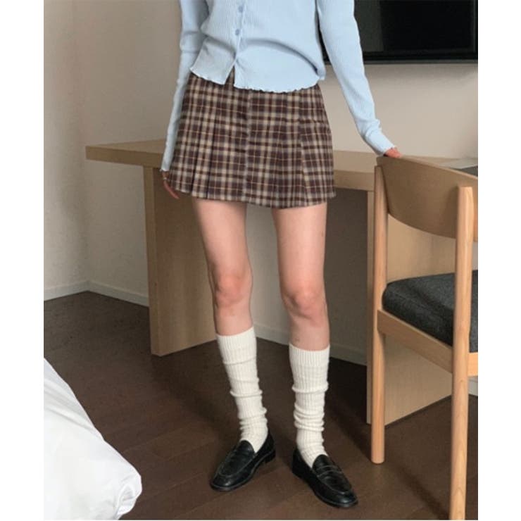 ギークチェックプリーツスカート | by muni:r | 詳細画像8 