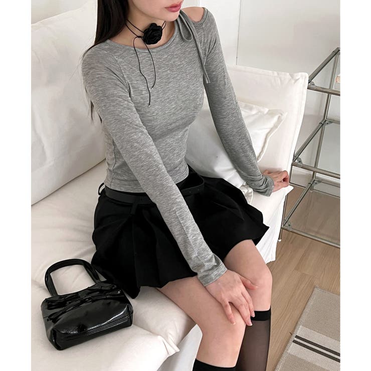 サイドプリーツベルトセットスカート | by muni:r | 詳細画像4 