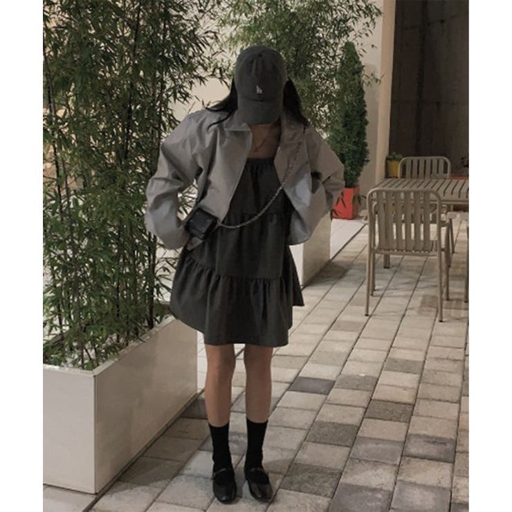 フレアカンカンキャミソールワンピース | by muni:r | 詳細画像22 