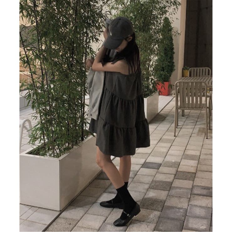 フレアカンカンキャミソールワンピース | by muni:r | 詳細画像24 