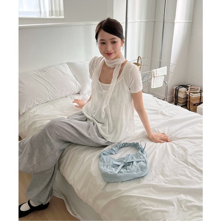 フレアキャミソールスカーフセット | by muni:r | 詳細画像17 