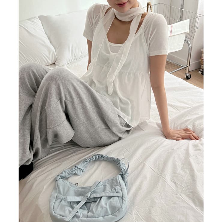 フレアキャミソールスカーフセット | by muni:r | 詳細画像18 