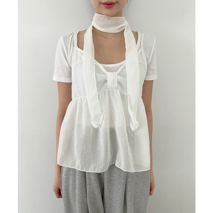 フレアキャミソールスカーフセット | by muni:r | 詳細画像40 