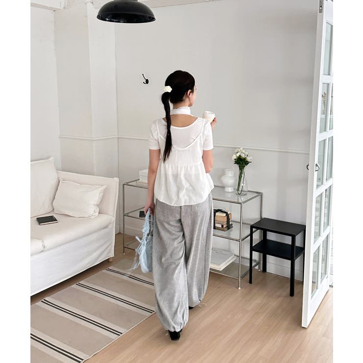 フレアキャミソールスカーフセット | by muni:r | 詳細画像5 