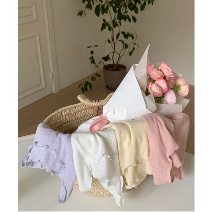 パンチングフリルロングTシャツ | by muni:r | 詳細画像30 