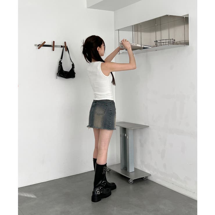 ヴィンテージウォッシングミニデニムスカート | by muni:r | 詳細画像6 