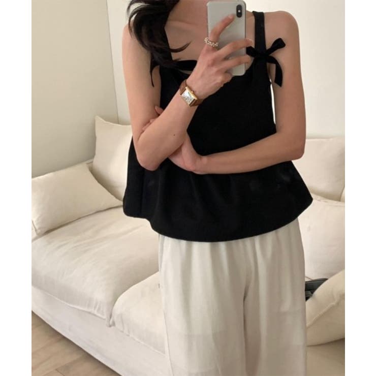 リボンフレアビスチェブラウス | by muni:r | 詳細画像10 