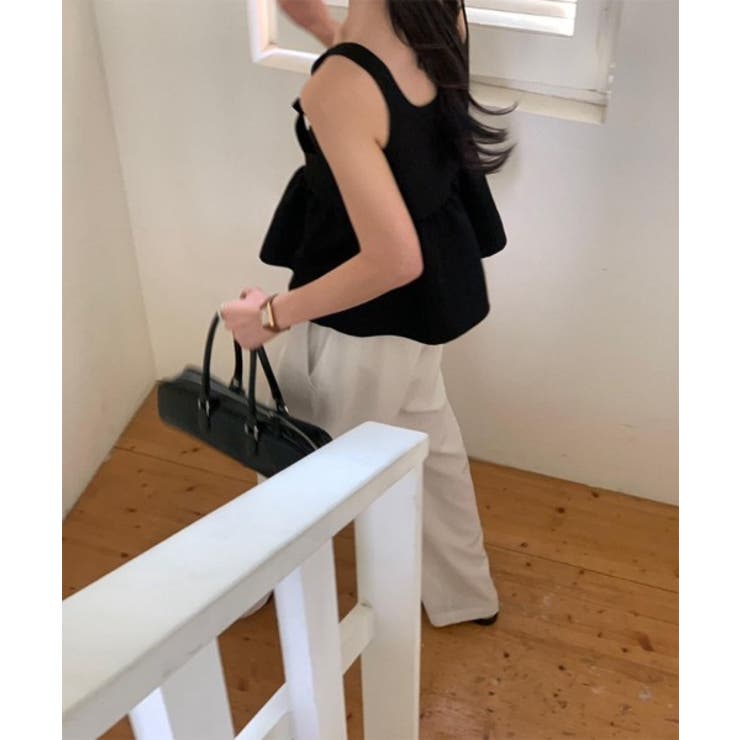 リボンフレアビスチェブラウス | by muni:r | 詳細画像11 