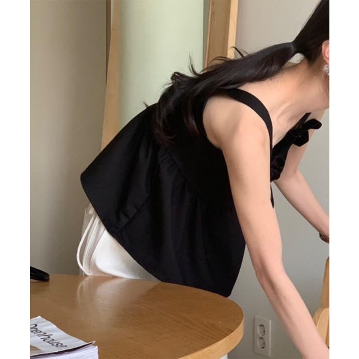 リボンフレアビスチェブラウス | by muni:r | 詳細画像14 