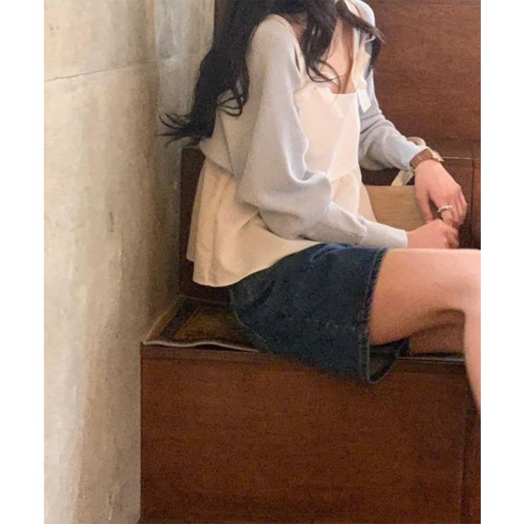 リボンフレアビスチェブラウス | by muni:r | 詳細画像4 