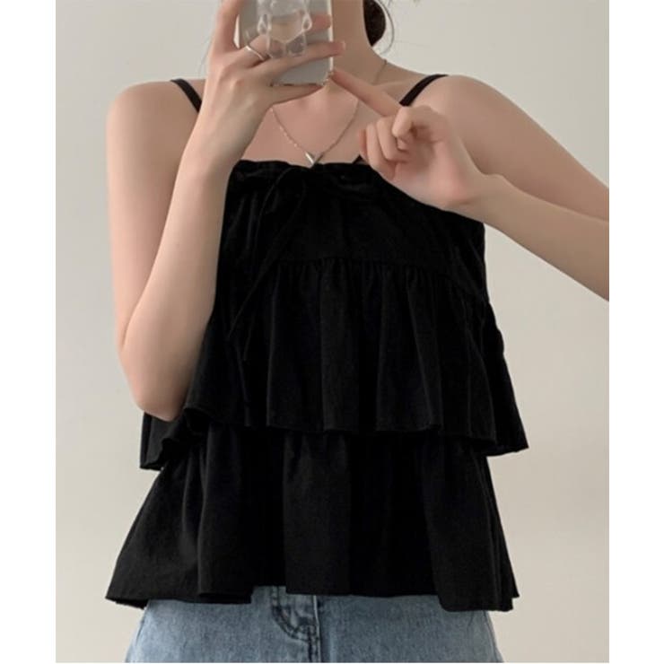 ラッフルカンカンキャミブラウス | by muni:r | 詳細画像10 