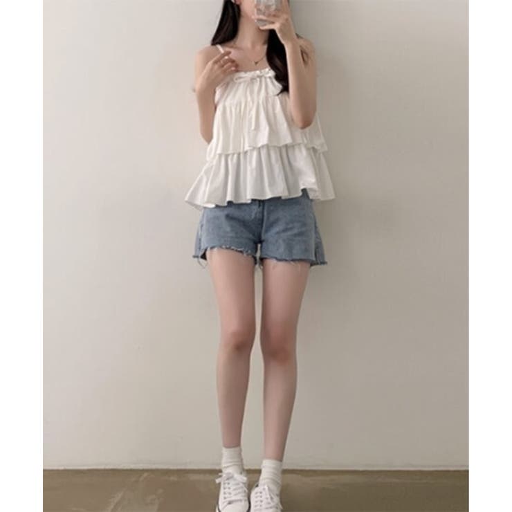 ラッフルカンカンキャミブラウス | by muni:r | 詳細画像3 