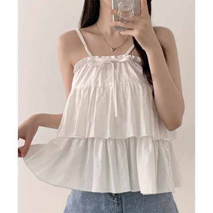 ラッフルカンカンキャミブラウス | by muni:r | 詳細画像6 