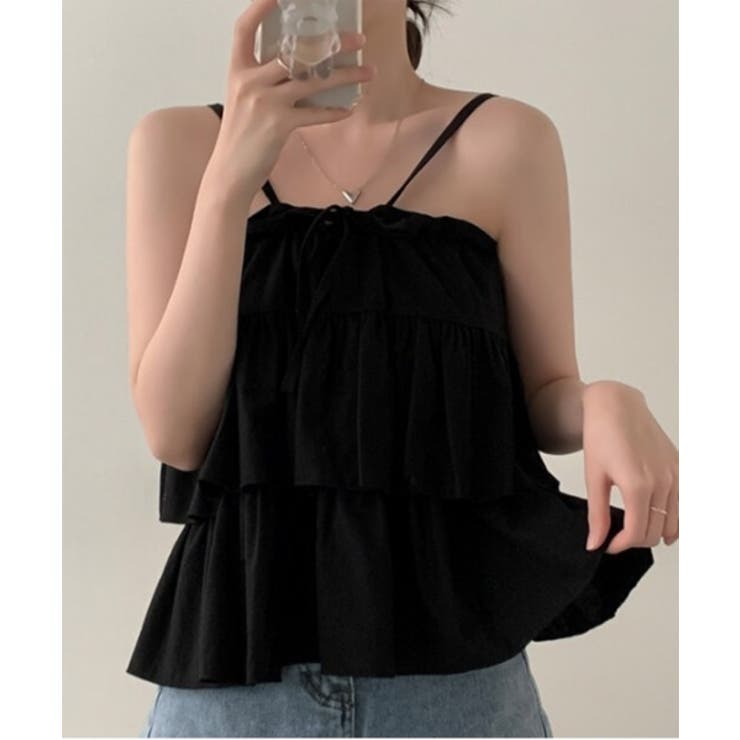 ラッフルカンカンキャミブラウス | by muni:r | 詳細画像7 