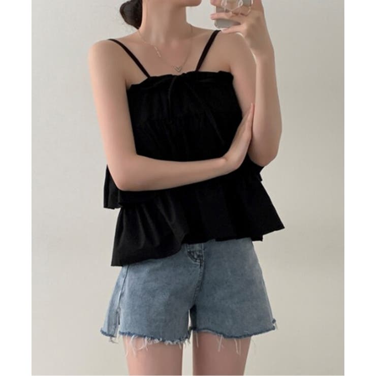 ラッフルカンカンキャミブラウス | by muni:r | 詳細画像9 