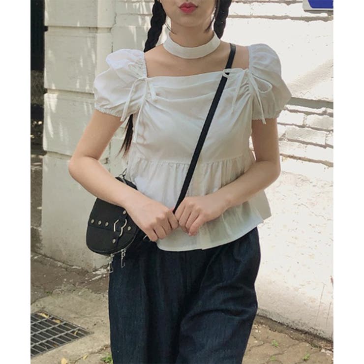 チョーカーSETラブリーフリルリボンブラウス | by muni:r | 詳細画像12 