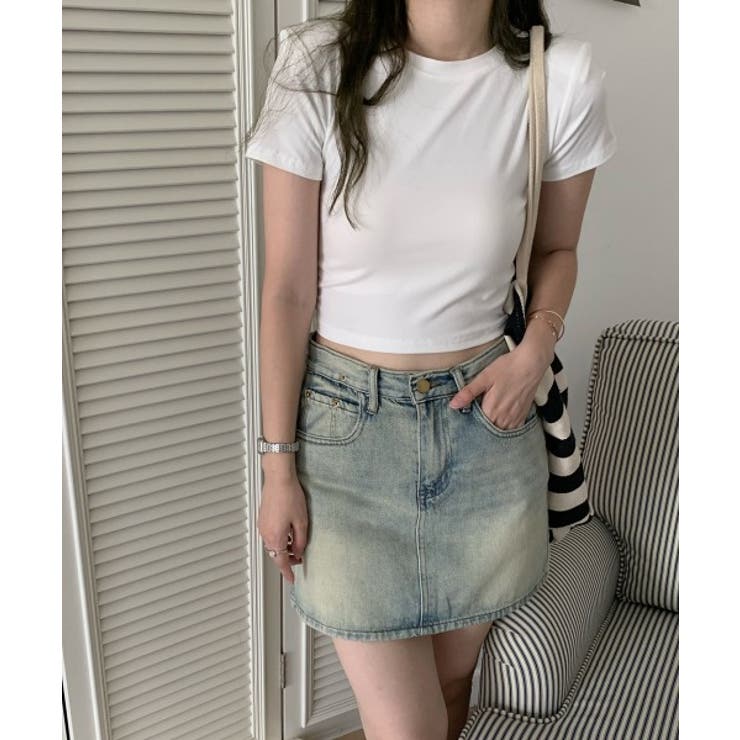 バックホールシャーリング半袖Tシャツ | by muni:r | 詳細画像13 