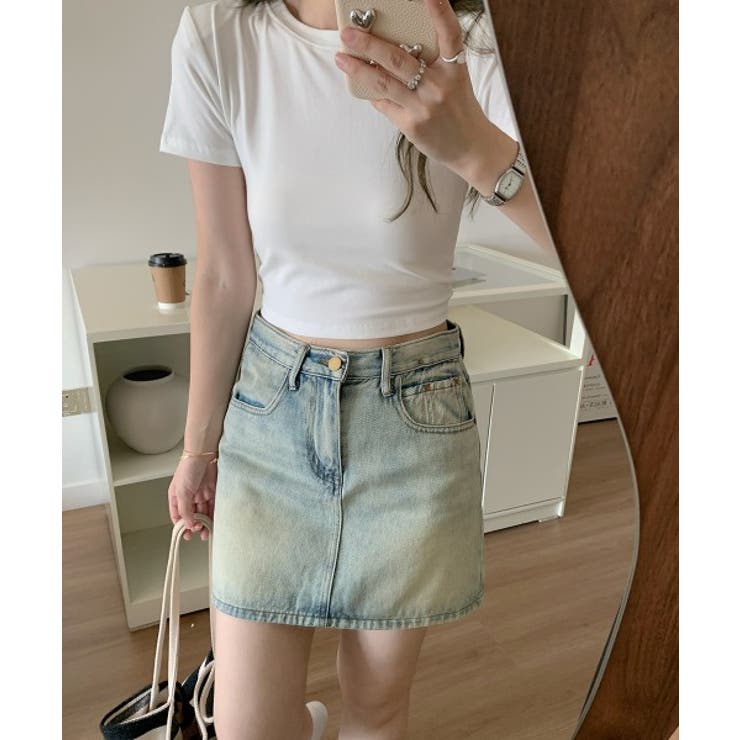 バックホールシャーリング半袖Tシャツ | by muni:r | 詳細画像16 