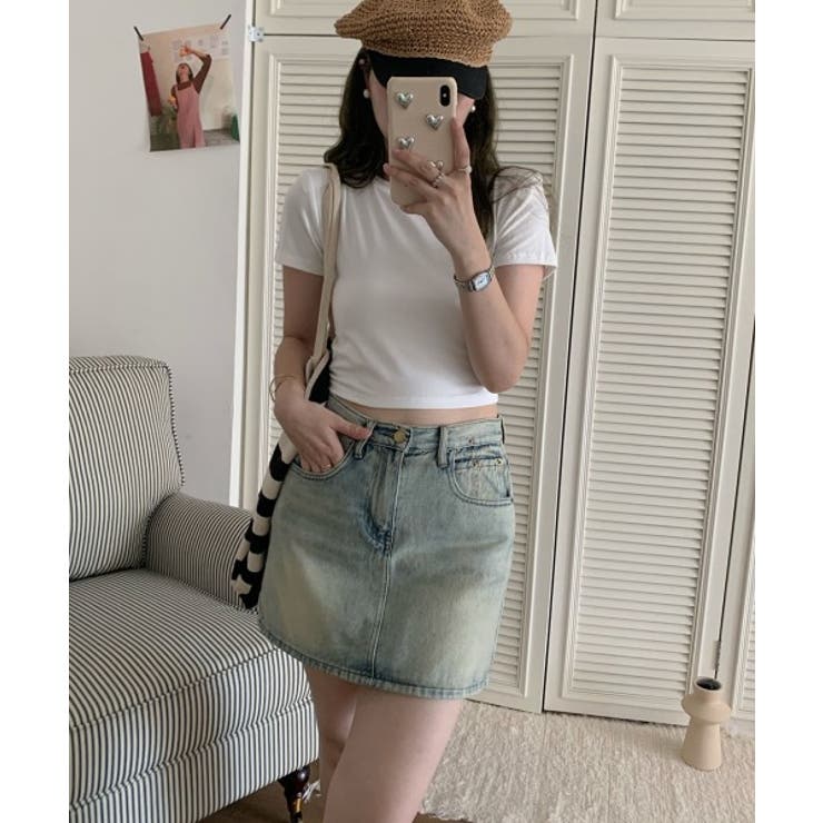 バックホールシャーリング半袖Tシャツ | by muni:r | 詳細画像17 