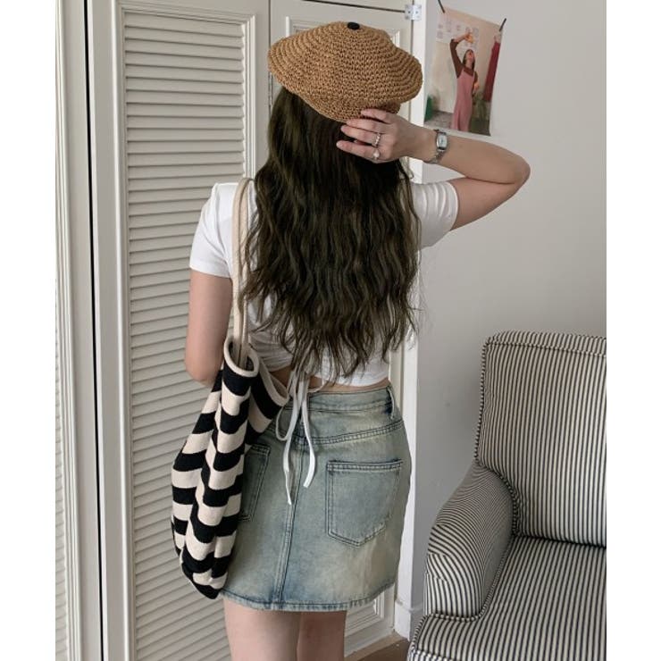 バックホールシャーリング半袖Tシャツ | by muni:r | 詳細画像18 