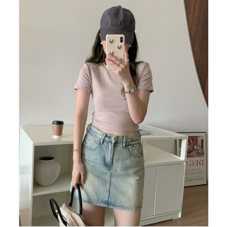 バックホールシャーリング半袖Tシャツ | by muni:r | 詳細画像28 