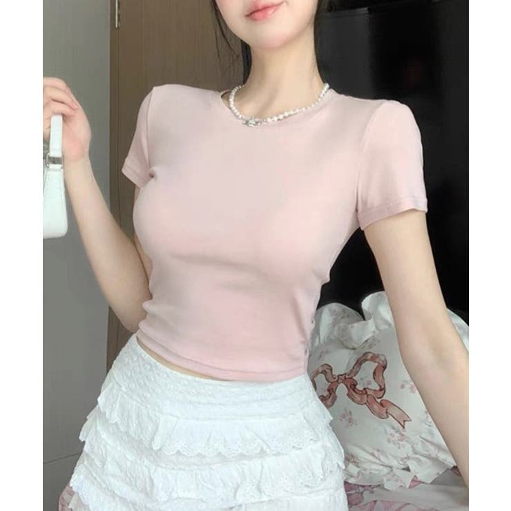 バックホールシャーリング半袖Tシャツ | by muni:r | 詳細画像3 