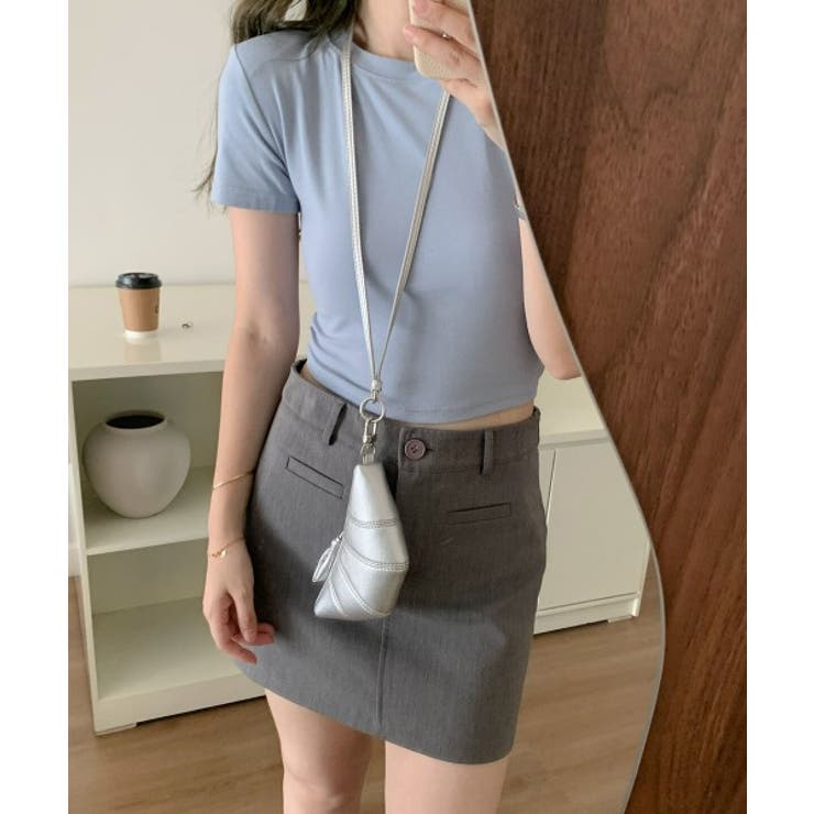 バックホールシャーリング半袖Tシャツ | by muni:r | 詳細画像34 