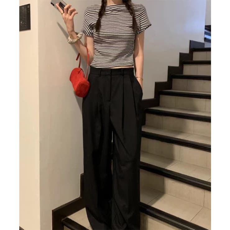 バックレスオフ半袖Tシャツ | by muni:r | 詳細画像6 