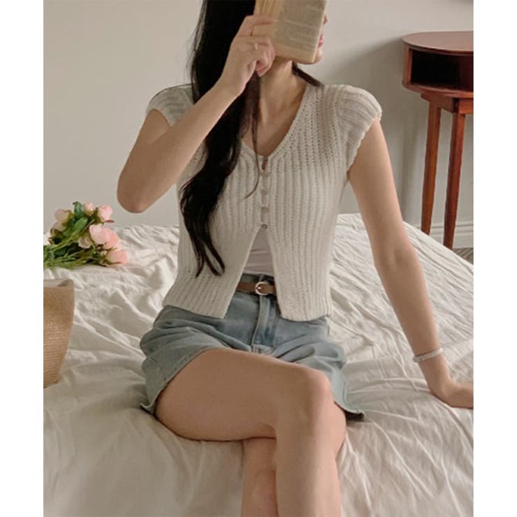 boohoo MAN★半袖 ボタン留め ニット シャツ カーディガン BOOHOOMAN - 海外通販のBUYMA