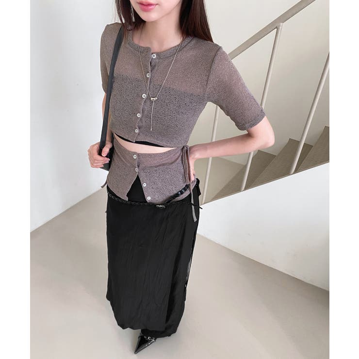 レイヤードラップスカートパンツ[品番：FROW0001470]｜by muni:r