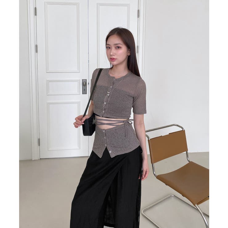 レイヤードラップスカートパンツ | by muni:r | 詳細画像18 