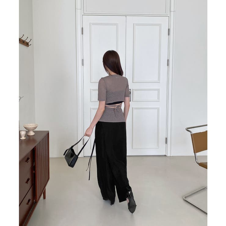 レイヤードラップスカートパンツ | by muni:r | 詳細画像22 