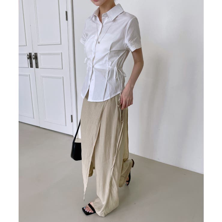 レイヤードラップスカートパンツ | by muni:r | 詳細画像30 