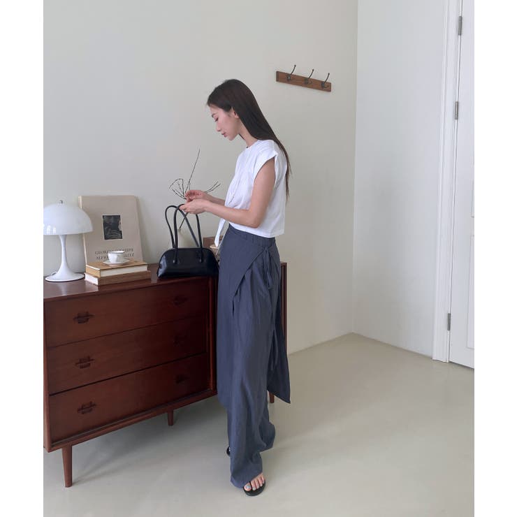 レイヤードラップスカートパンツ | by muni:r | 詳細画像7 