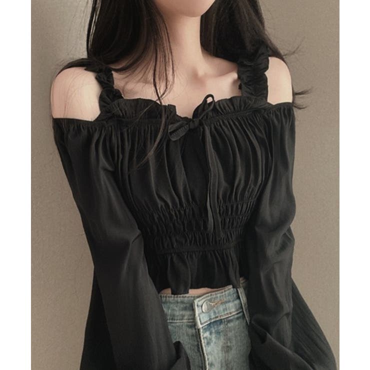 ラブリーススモックオフブラウス | by muni:r | 詳細画像6 