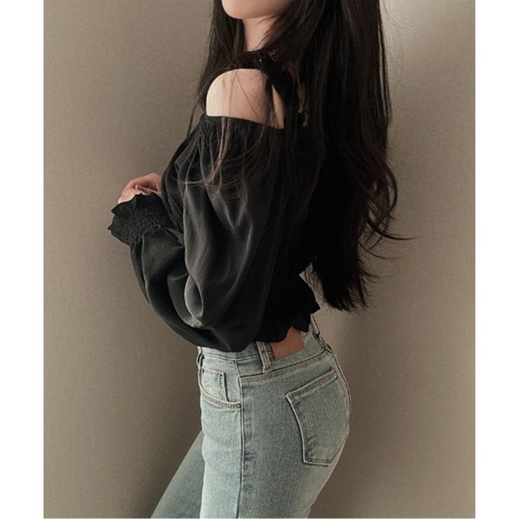 ラブリーススモックオフブラウス | by muni:r | 詳細画像7 