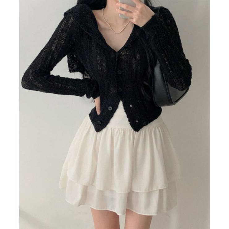 ヴィンテージセーラーカラーニットカーディガン | by muni:r | 詳細画像11 