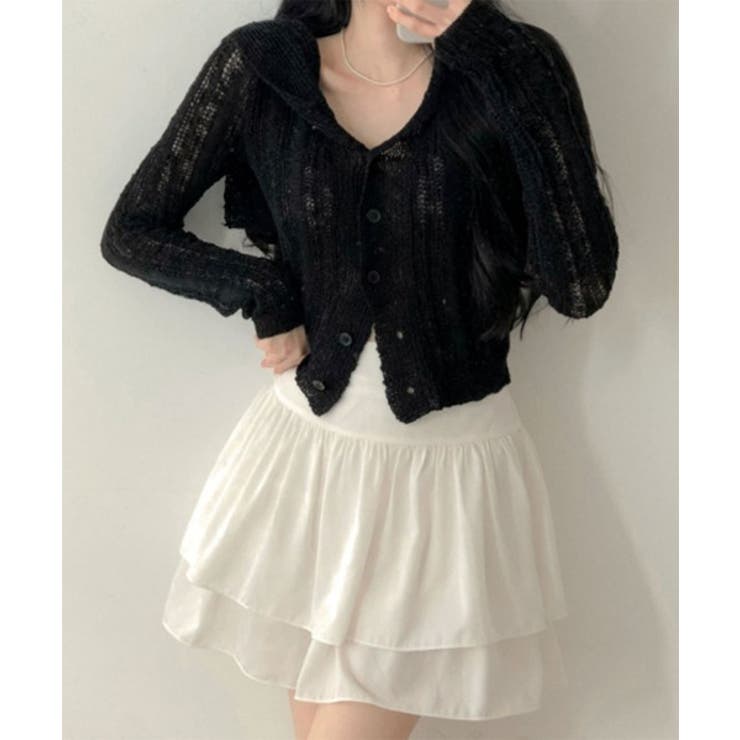 ヴィンテージセーラーカラーニットカーディガン | by muni:r | 詳細画像12 