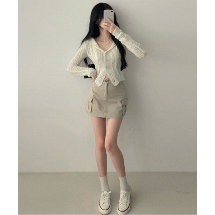 ヴィンテージセーラーカラーニットカーディガン | by muni:r | 詳細画像4 