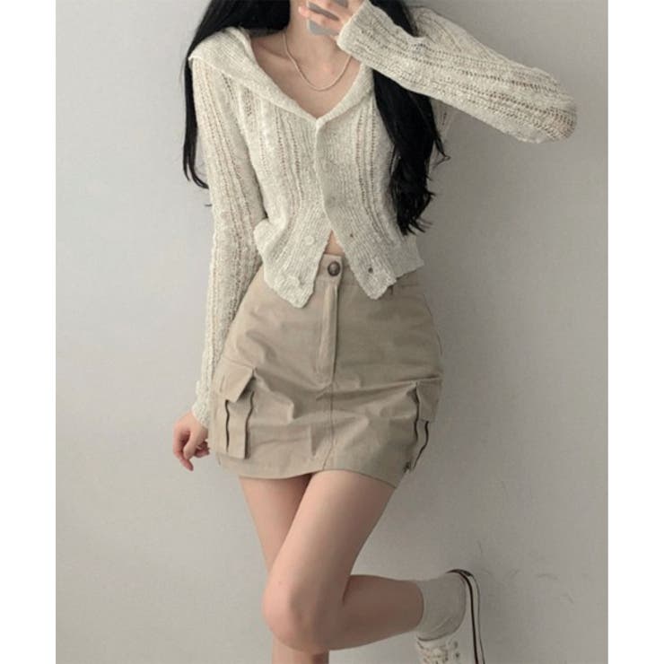 ヴィンテージセーラーカラーニットカーディガン | by muni:r | 詳細画像6 