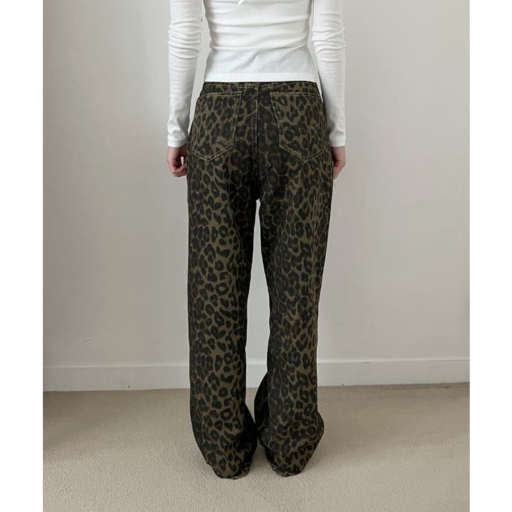 ユーズド 古着 エイチアンドエム モスキーノ チェーン柄 レオパード柄 パンツ プルオンパンツ - ベージュ／レオパードプリント - Kids | H&M JP