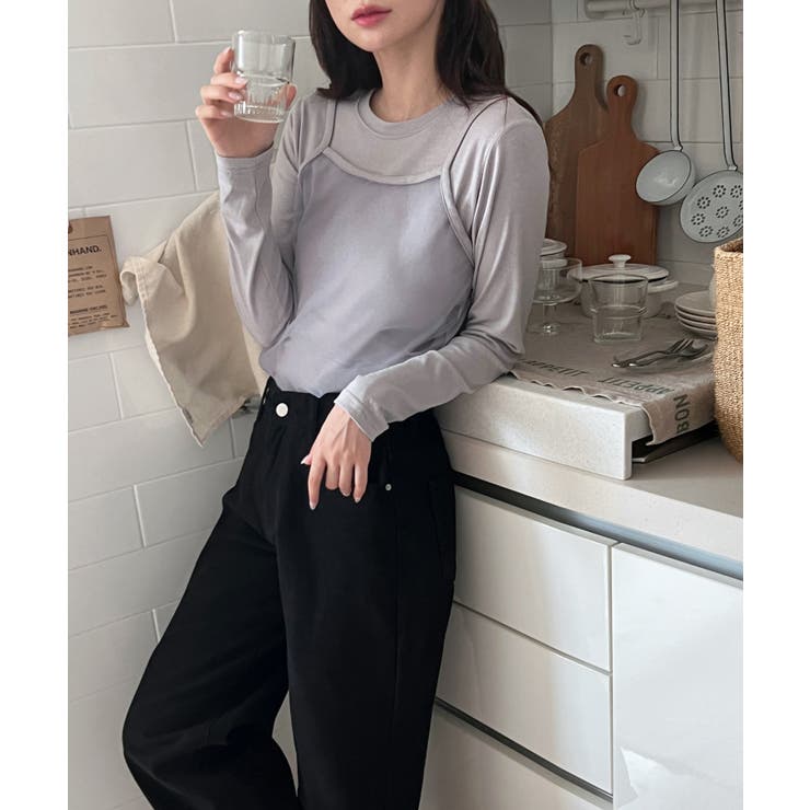 5colorデイリーロングワイドコットンパンツ | by muni:r | 詳細画像12 