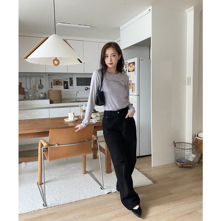 5colorデイリーロングワイドコットンパンツ | by muni:r | 詳細画像14 