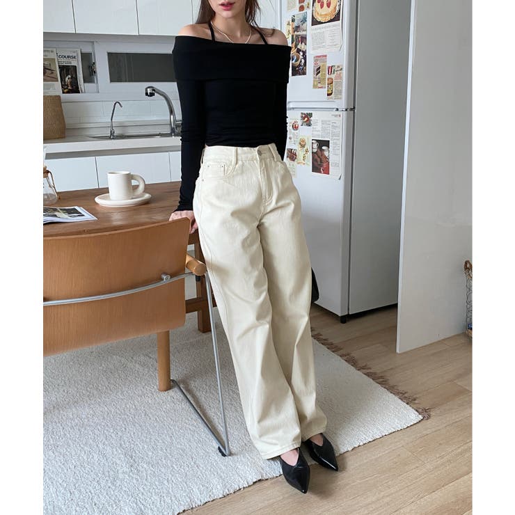 5colorデイリーロングワイドコットンパンツ | by muni:r | 詳細画像38 