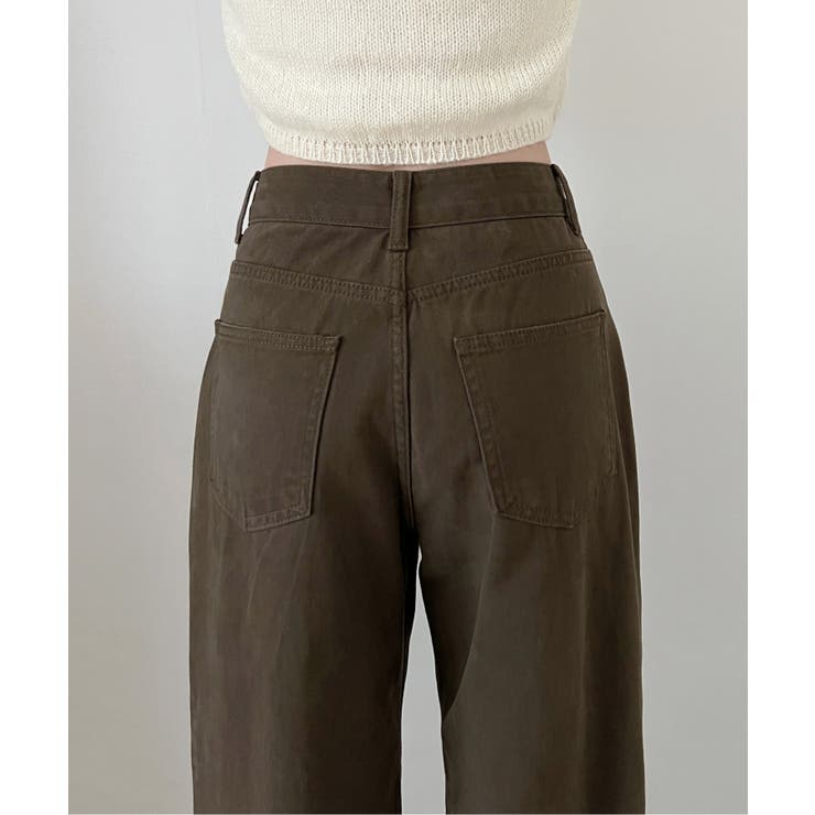 5colorデイリーロングワイドコットンパンツ | by muni:r | 詳細画像50 