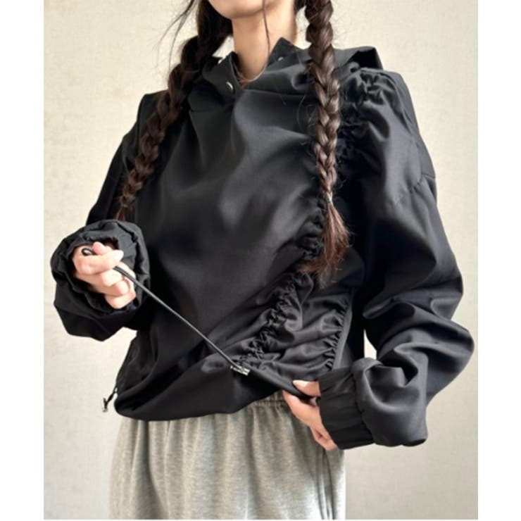 スナップストリングシャーリングフード | by muni:r | 詳細画像14 