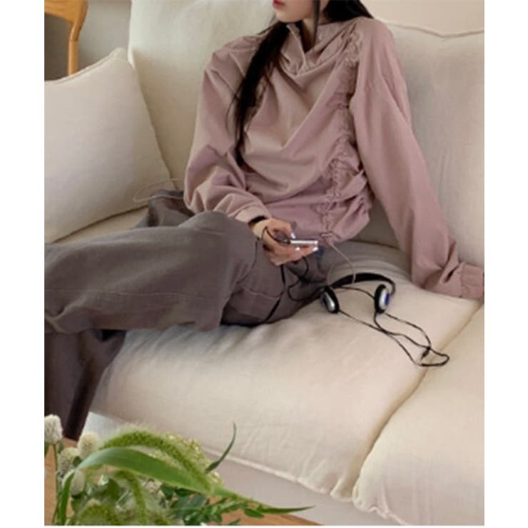 スナップストリングシャーリングフード | by muni:r | 詳細画像2 