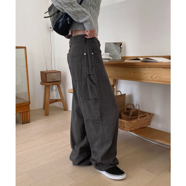 ロングワイドカーペンターポケットパンツ | by muni:r | 詳細画像12 