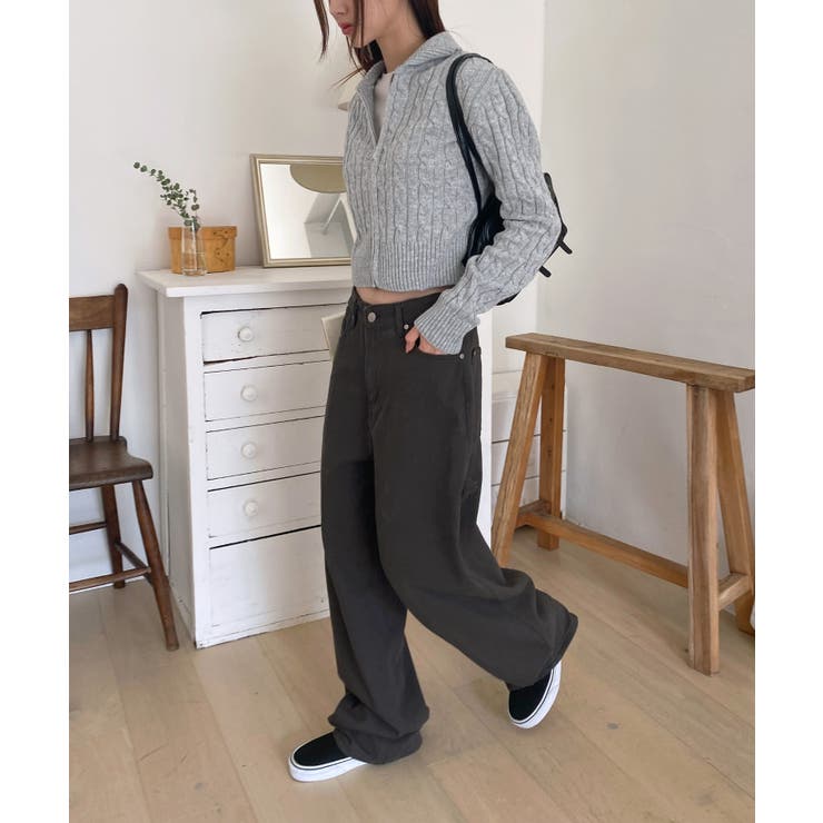 ロングワイドカーペンターポケットパンツ | by muni:r | 詳細画像13 