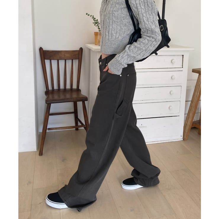 ロングワイドカーペンターポケットパンツ | by muni:r | 詳細画像14 